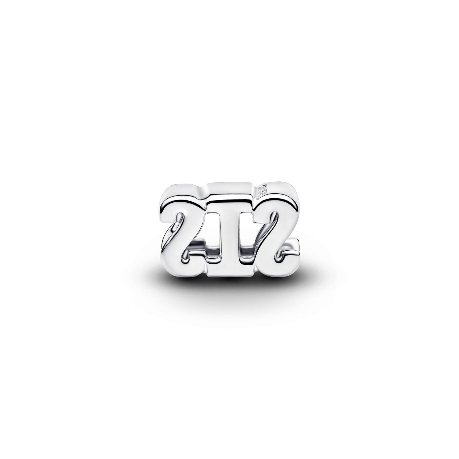 Pandora - Charm SIS in argento sterling con zirconia cubica trasparente