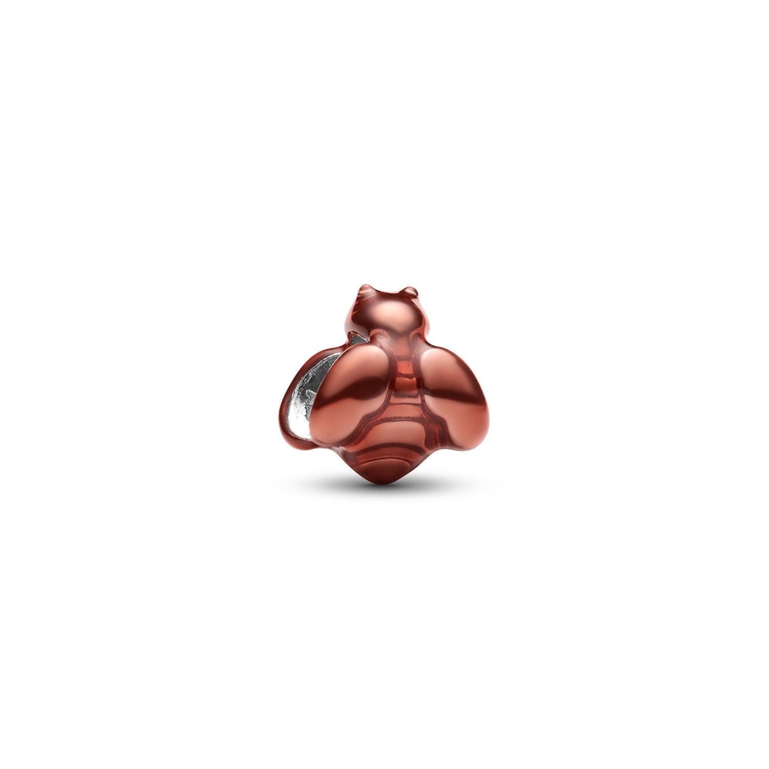 Pandora - Mini Charm Ape effetto metallico arancione Argento