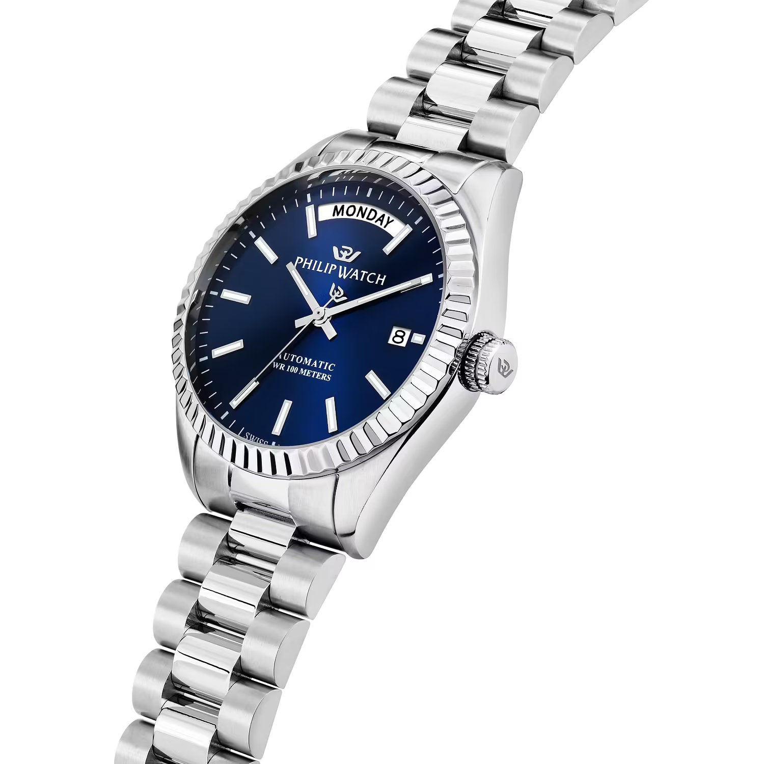Philip Watch - Orologio Caribe 39mm Automatico Blu