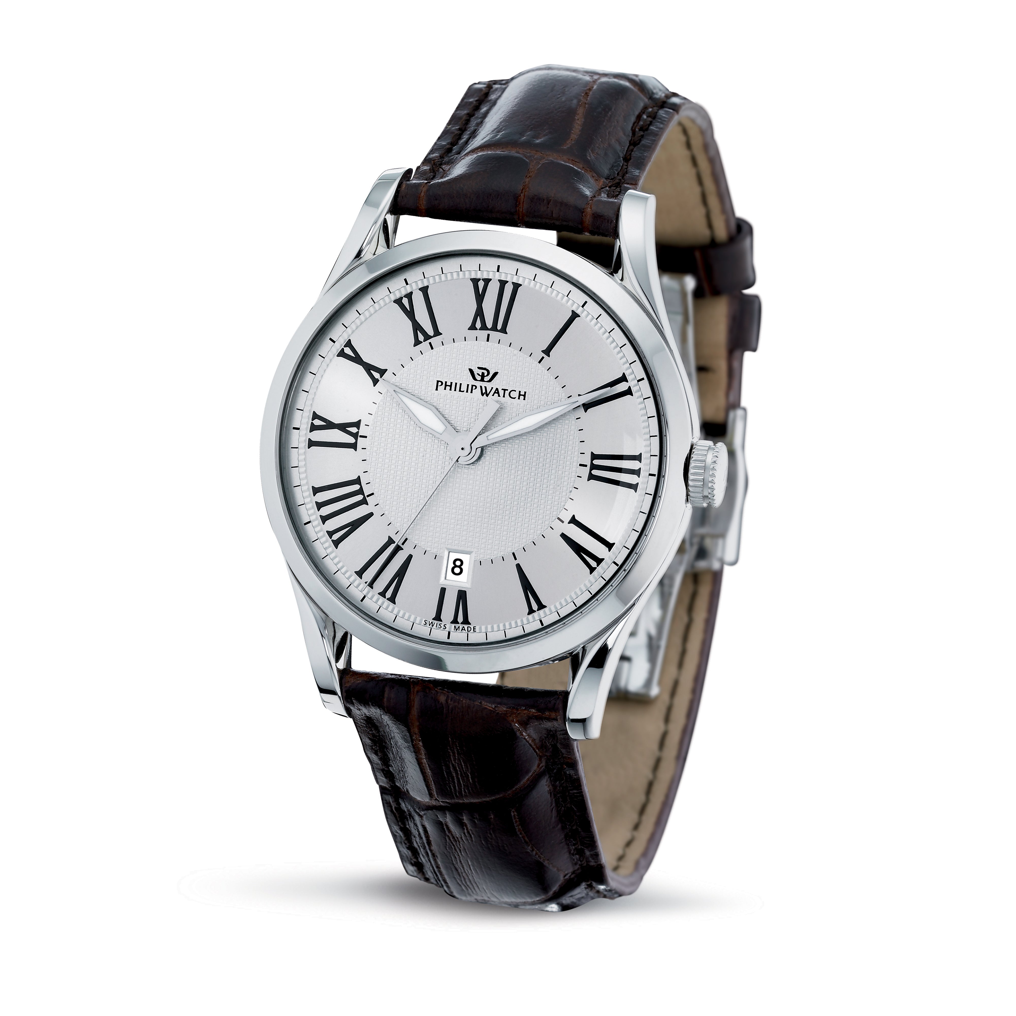 Philip Watch - Sunray 39mm Silver brown