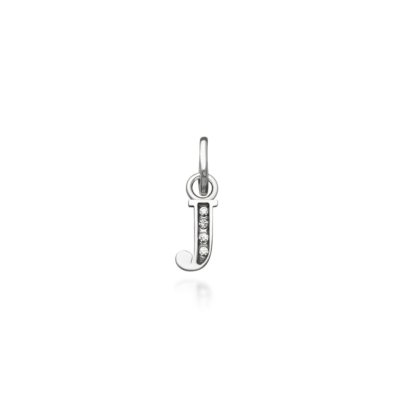 Raspini - Mini Charm "j" Crystal