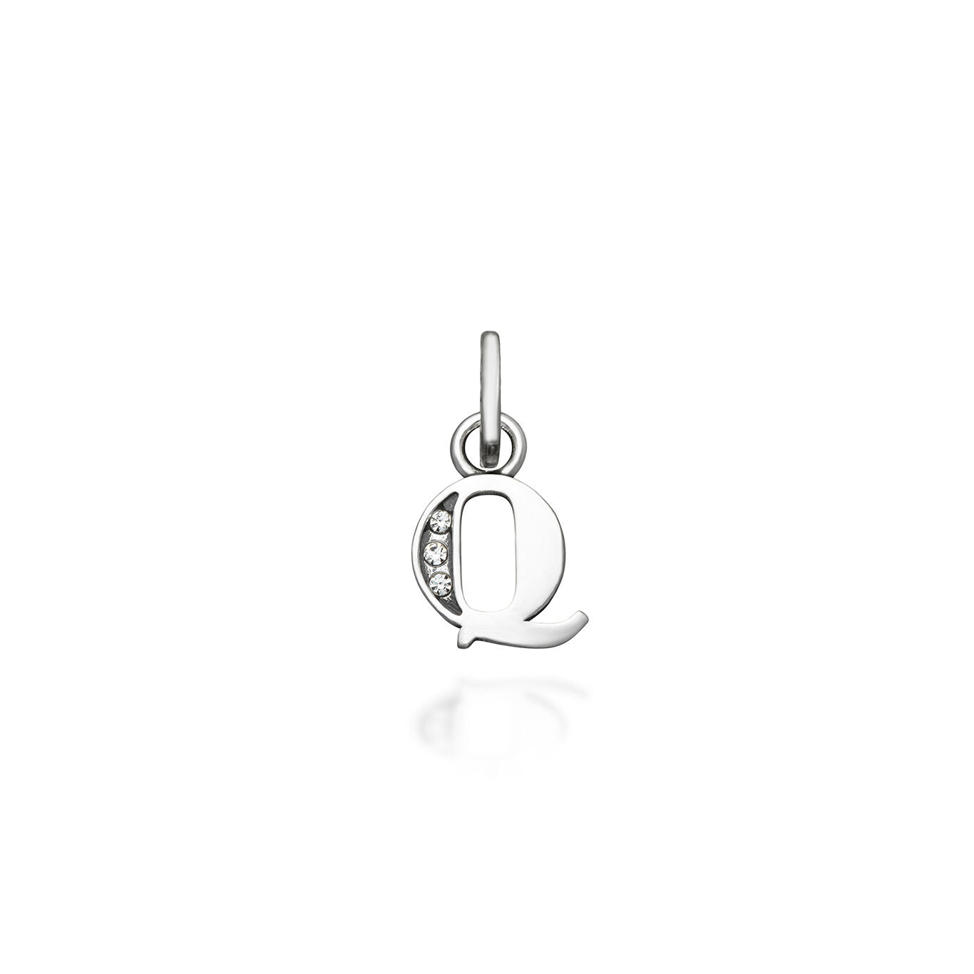 Raspini - Mini Charm "q" Crystal