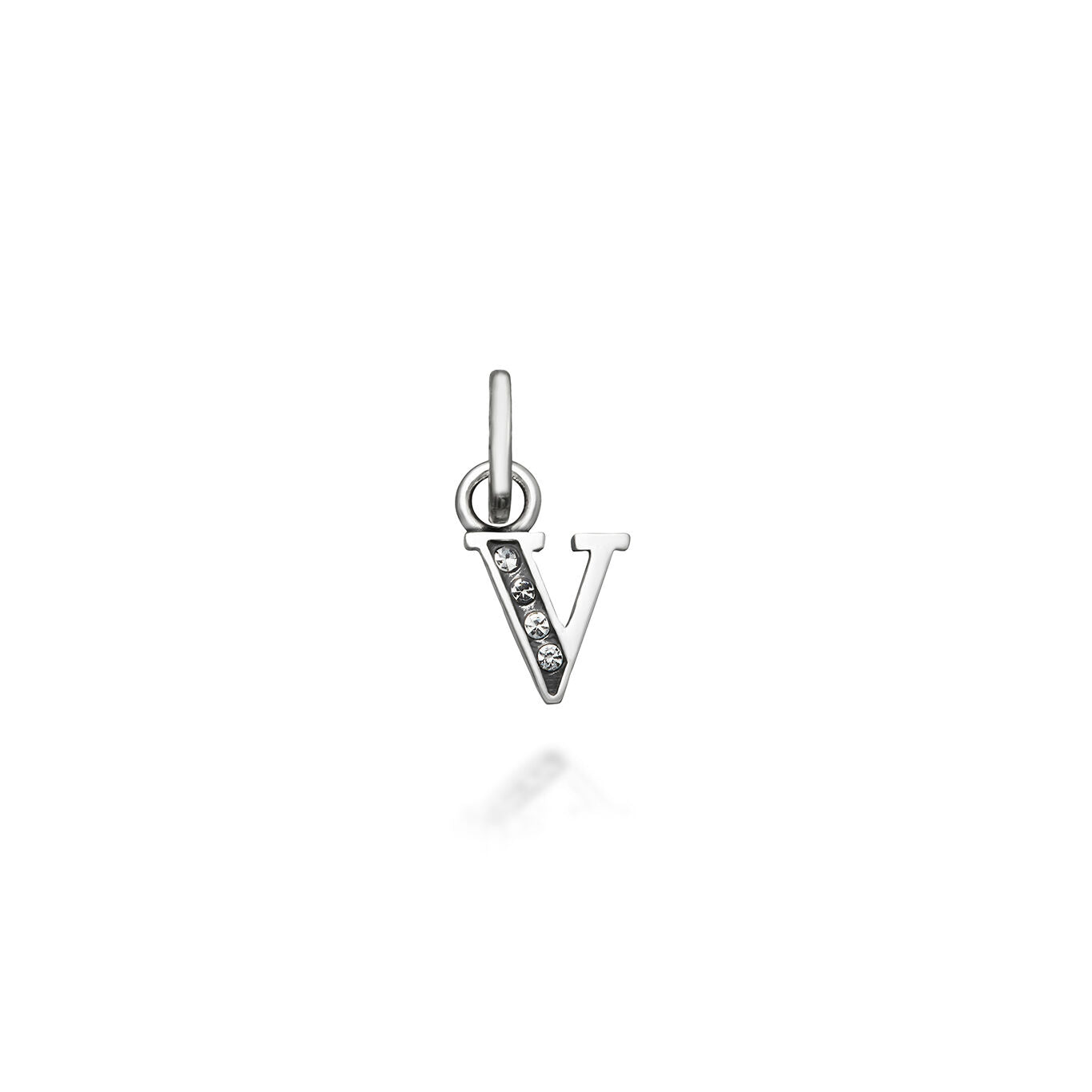 Raspini - Mini Charm "v" Crystal