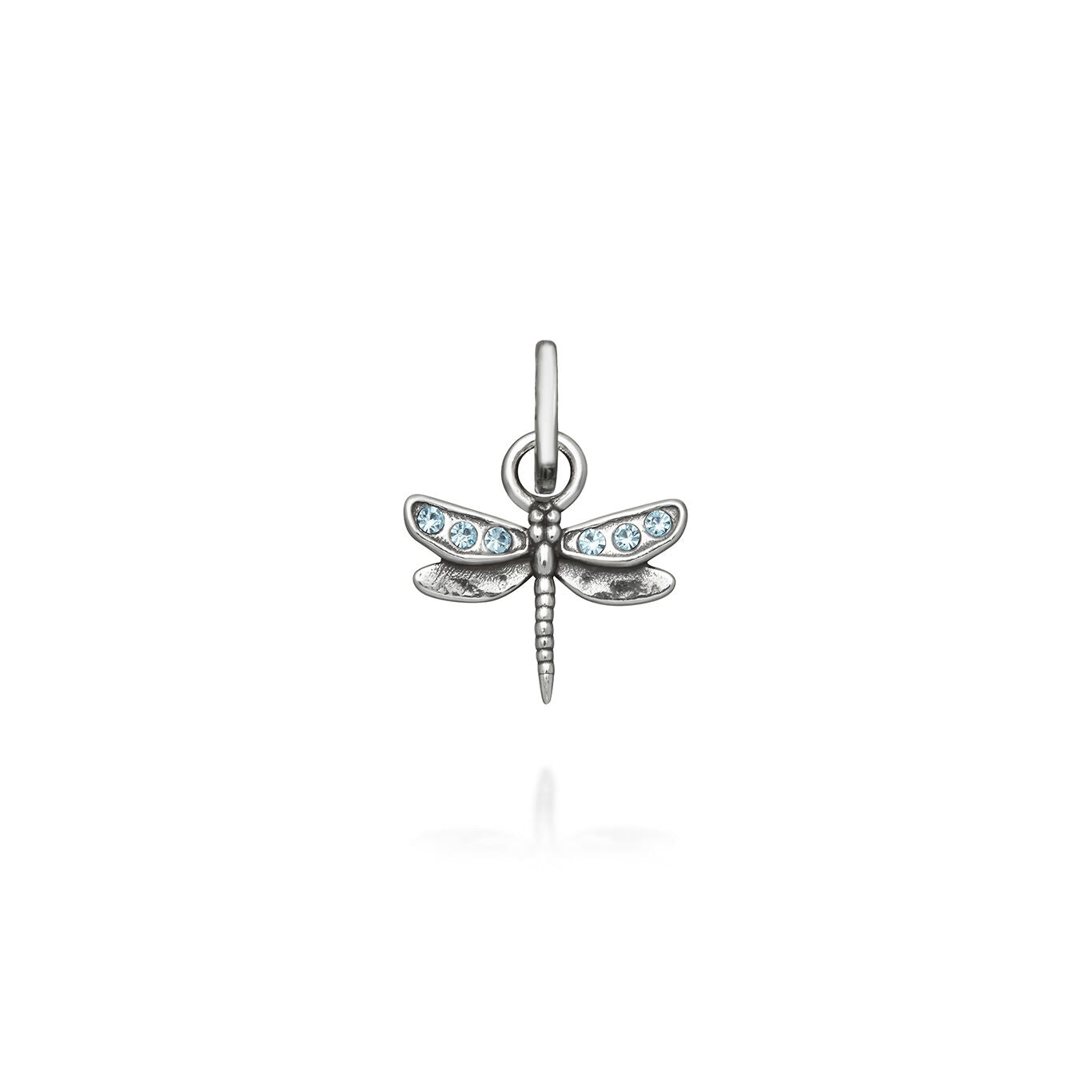 Raspini - Mini Charm Libellula Crystal Celeste