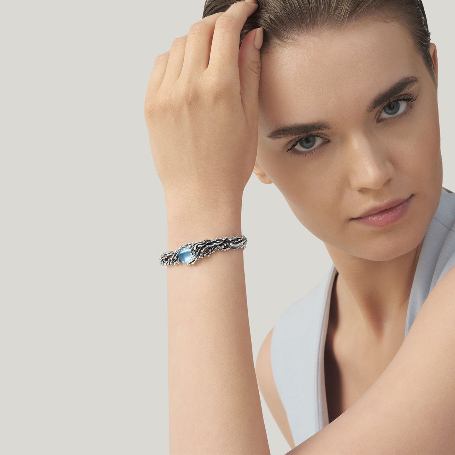 Raspini - Bracciale Goccia Mare Argento