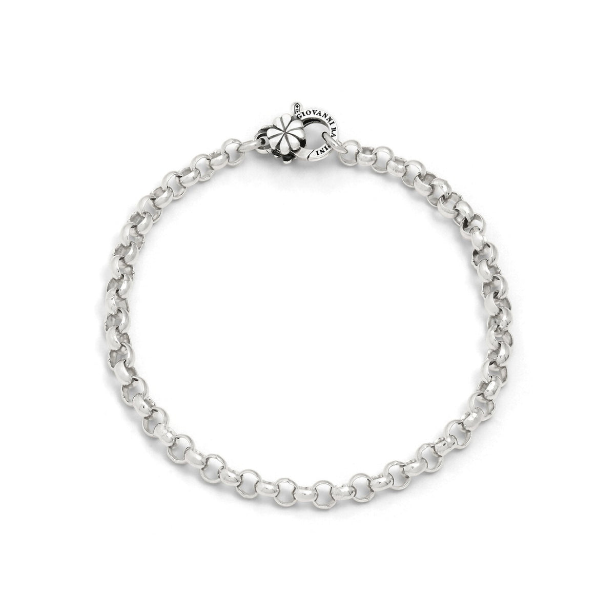 Bracciale Raspini Rolò Piccolo Chiusura Quadrifoglio donna