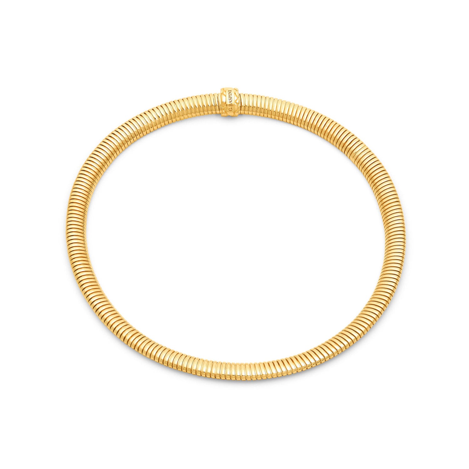 Raspini - Collana Tubogas argento placcato oro