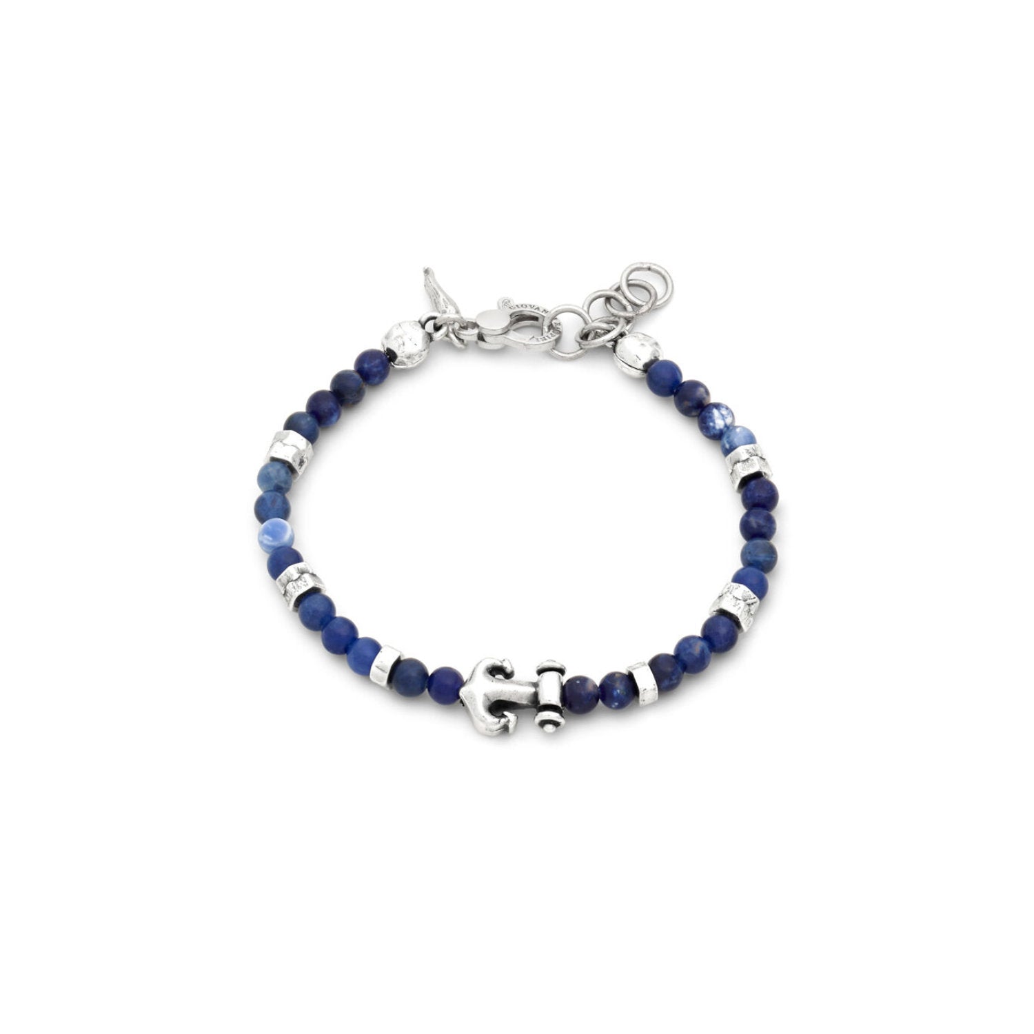 Raspini - Bracciale Ancora e Sodalite argento