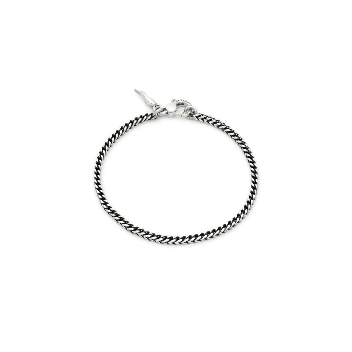 Bracciale Raspini Grumetta Quadra Piccola in argento uomo