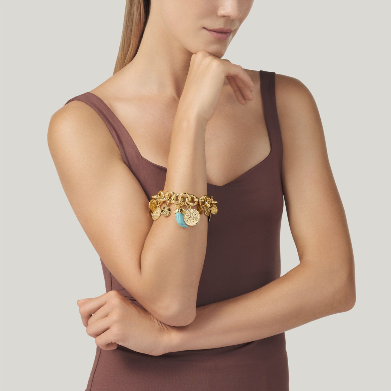 Raspini - Bracciale Pueblo Monete Bronzo