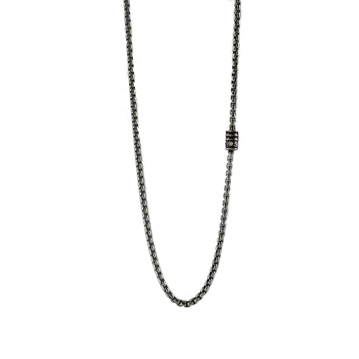 Salvini - Collana Argento brunito con brillante