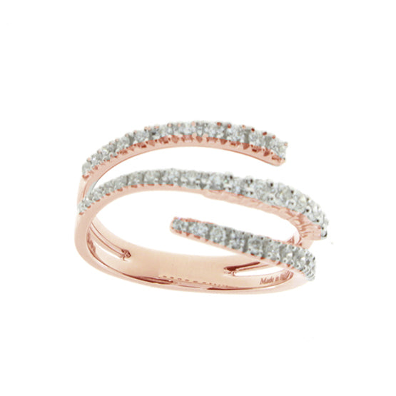 Salvini - Anello Oro Rosa e diamanti