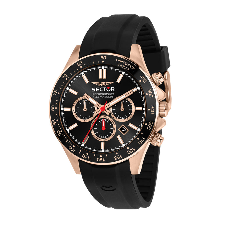 Sector - 230 43mm Black Dial