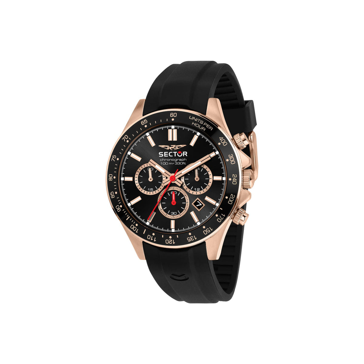 Sector - 230 43mm Black Dial