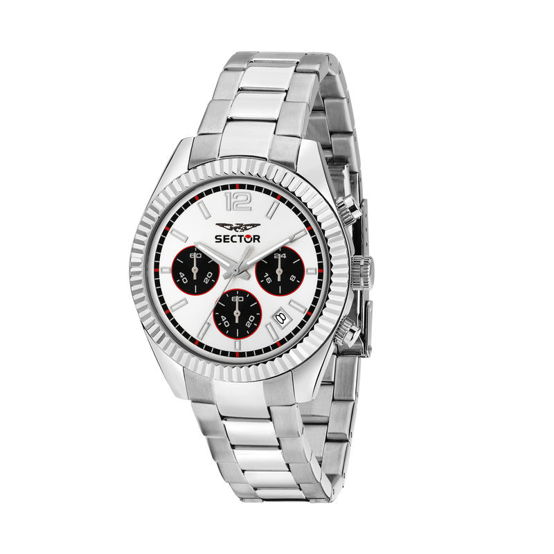 Sector - 240 39mm White Silver Dial