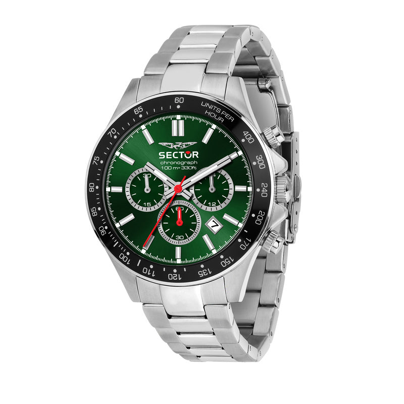 Sector - 230 43mm Green Dial