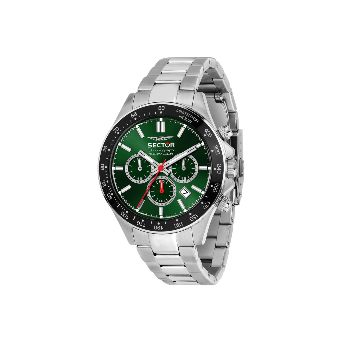 Sector - 230 43mm Green Dial