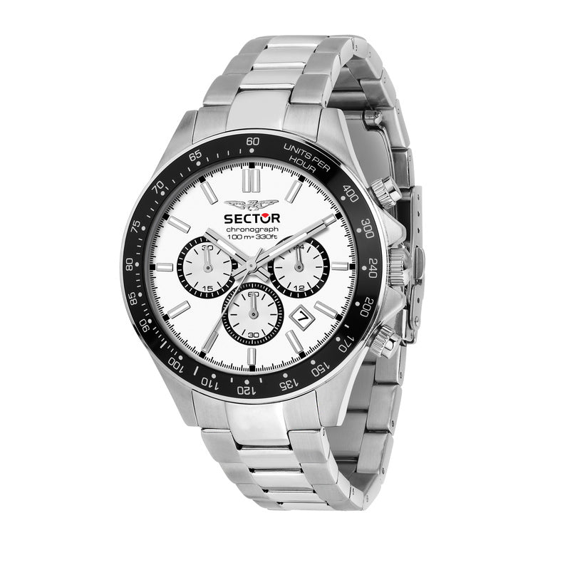 Sector - 230 43mm White Dial