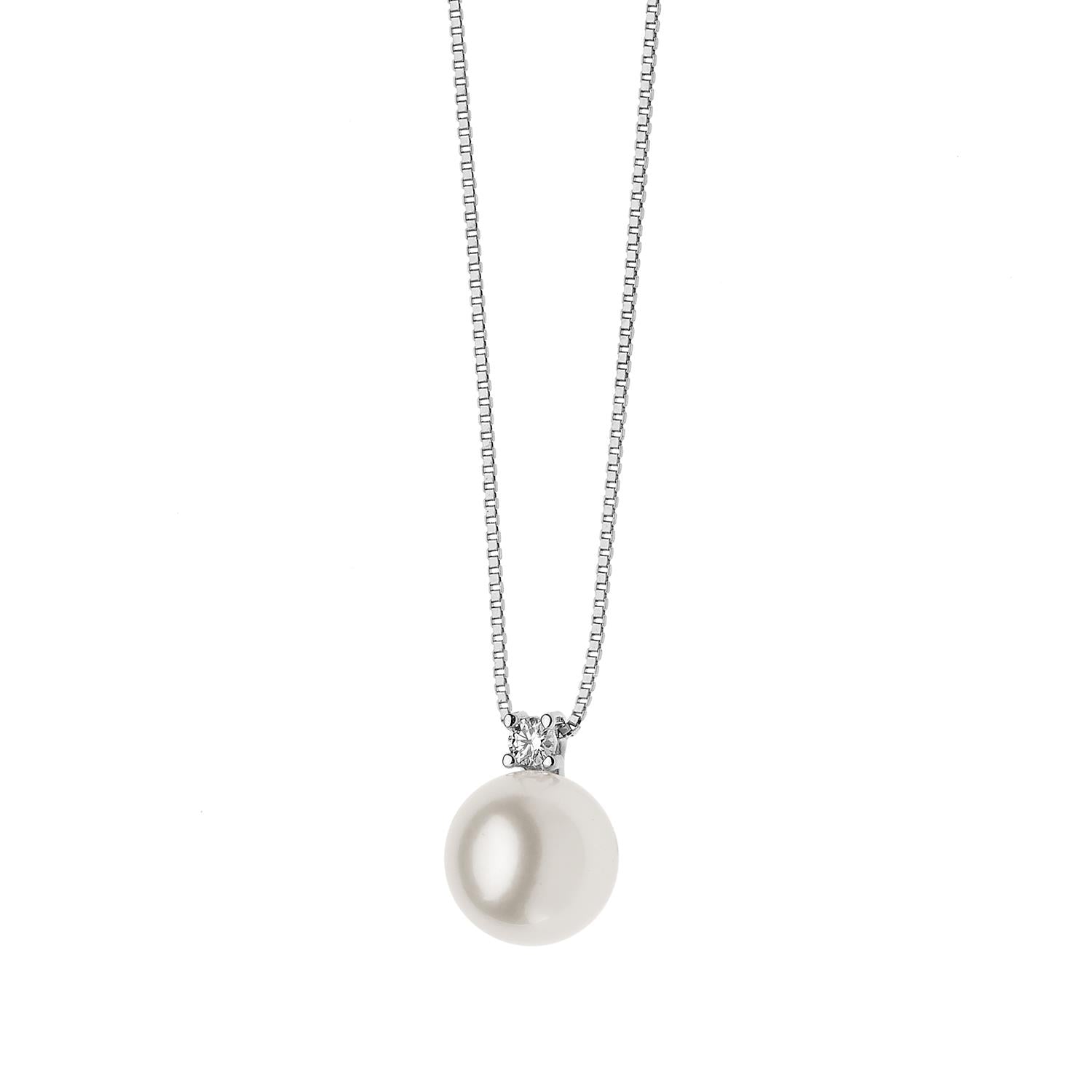 Comete Gioielli - Collana Perla Akoya e diamanti