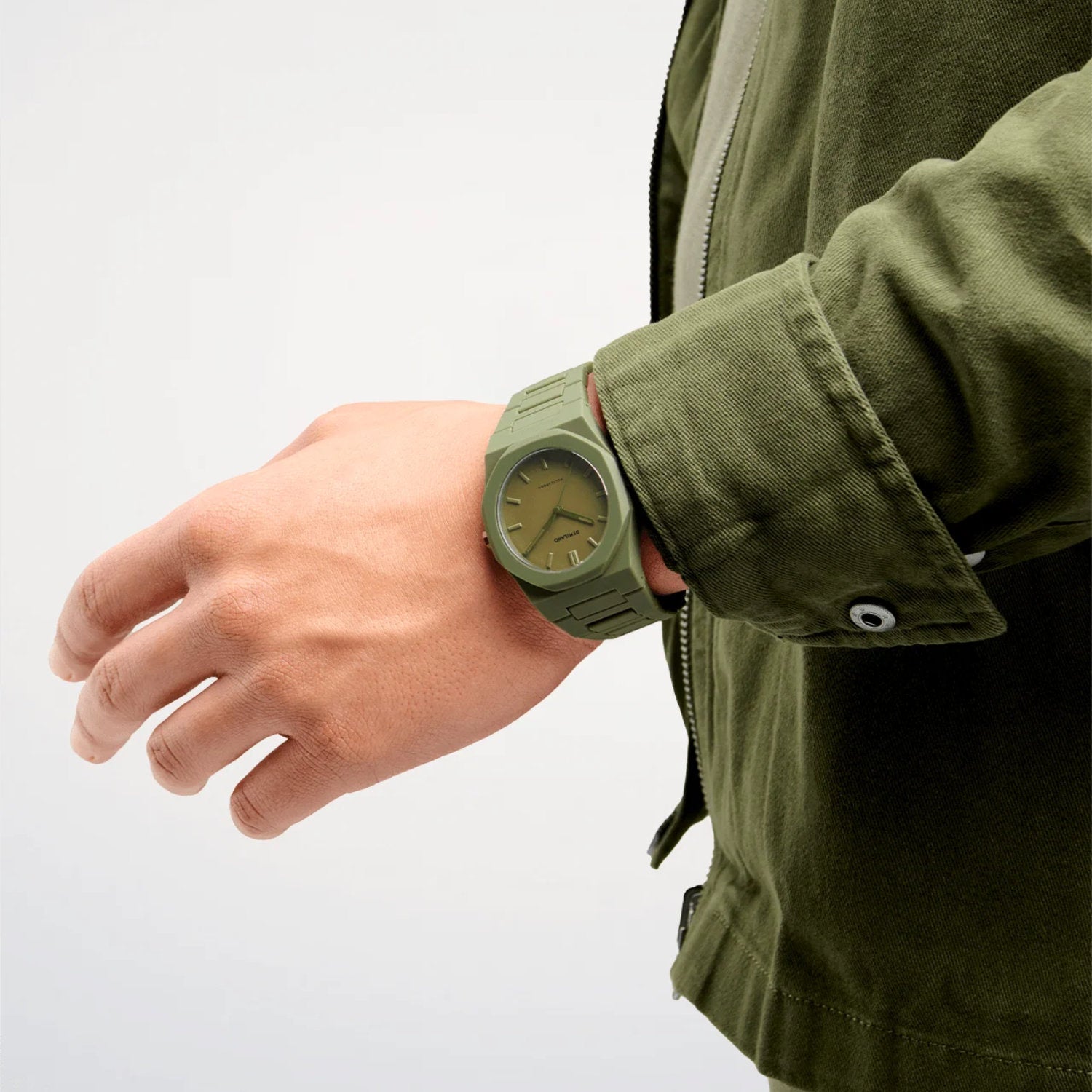 D1 Milano - Orologio Military Green Polycarbon 40,5mm Quarzo