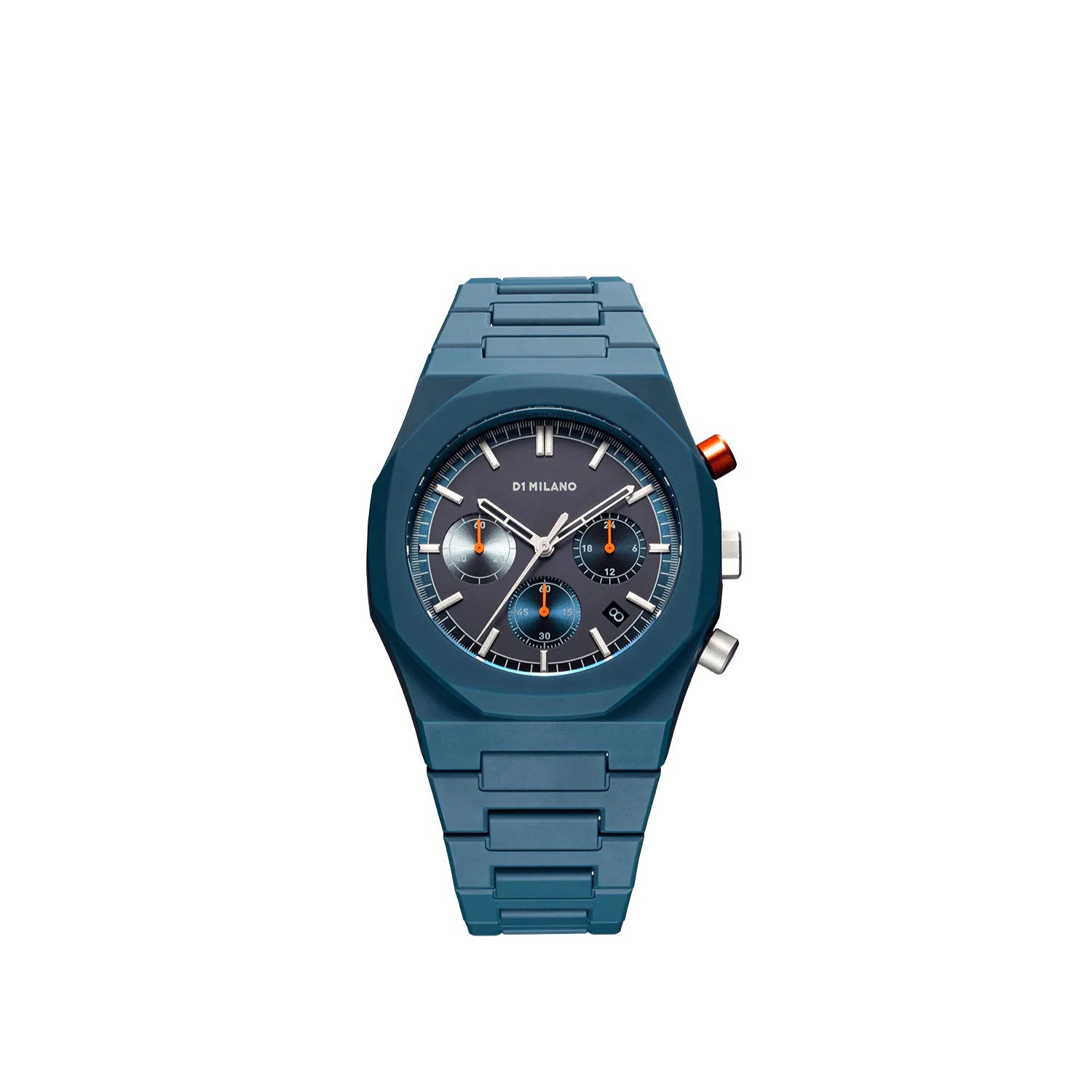 D1 Milano - Orologio Neptune Blue Polychrono 40,5mm Quarzo