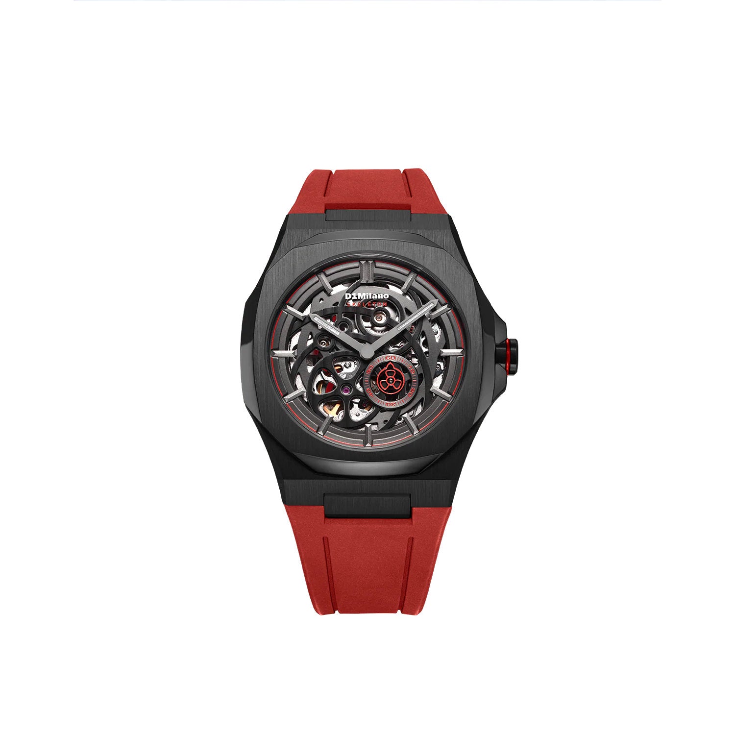 D1 Milano - OrologioSkeleton 41,5 mm Crimson Core Gun Meccanico