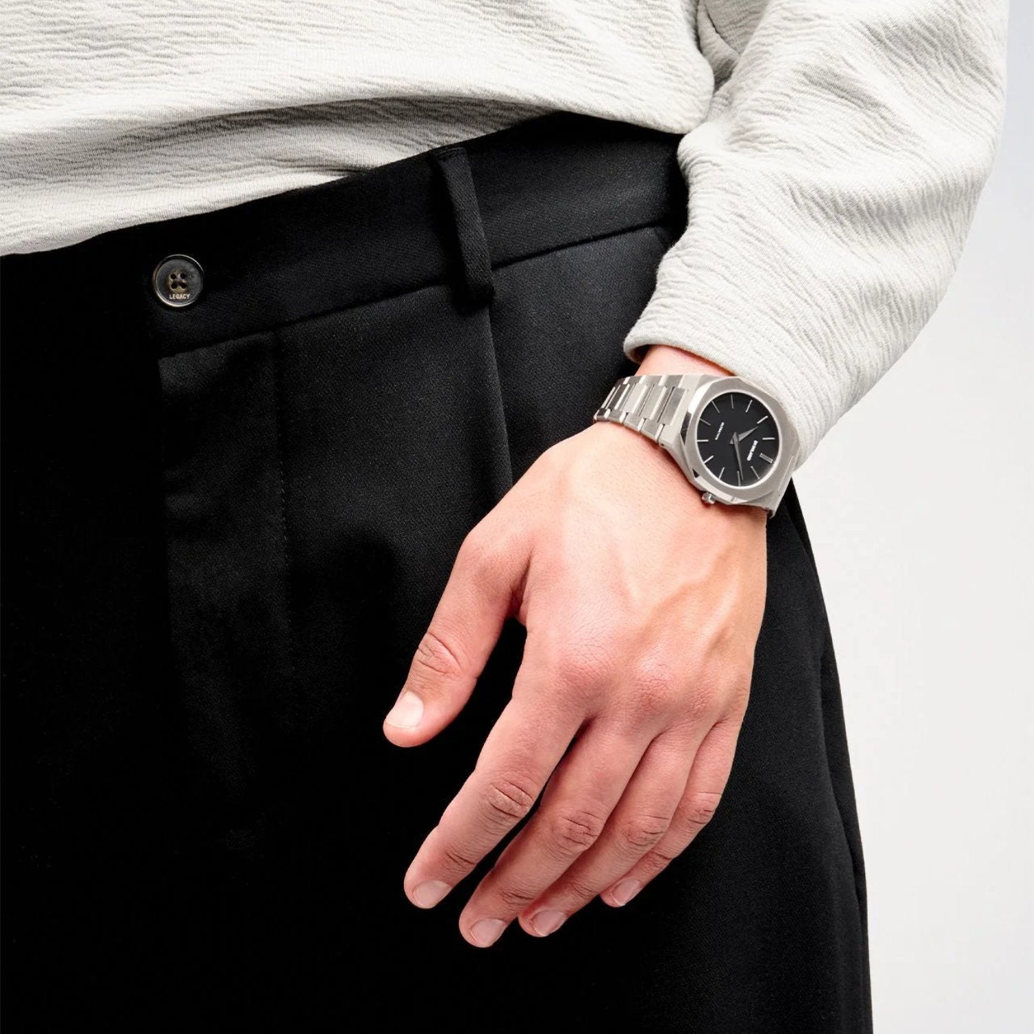 D1 Milano - Orologio Re_Silver Ultra Thin 40 mm Quarzo