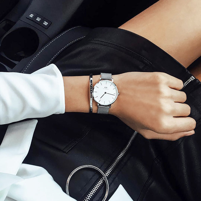 Daniel Wellington - Orologio Petite Sterling 32mm White