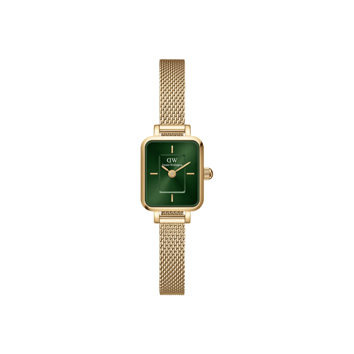 Daniel Wellington - Orologio Quadro Mini 15x18 3-Link Oro Argento