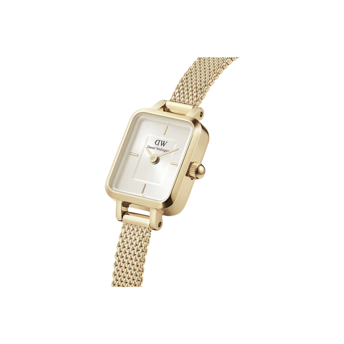 Daniel Wellington - Orologio Quadro Mini Evergold G 15x18 Champagne