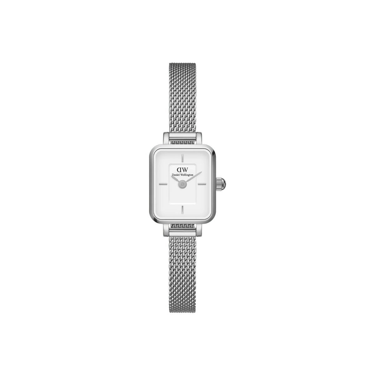 Daniel Wellington - Orologio Quadro Mini 15x18 Sterling Bianco