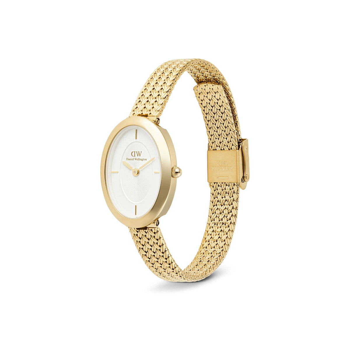 Daniel Wellington - Orologio Juliette 23x31 Braided Mesh Bianco