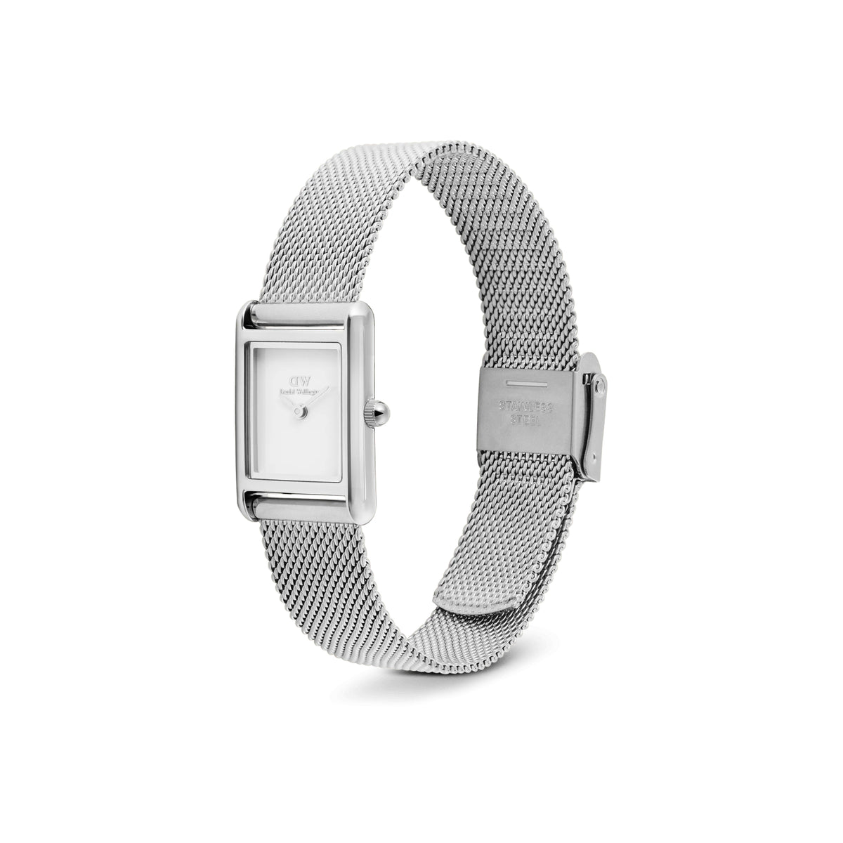 Daniel Wellington - Orologio Bound Mini 17x26 Sterling Bianco