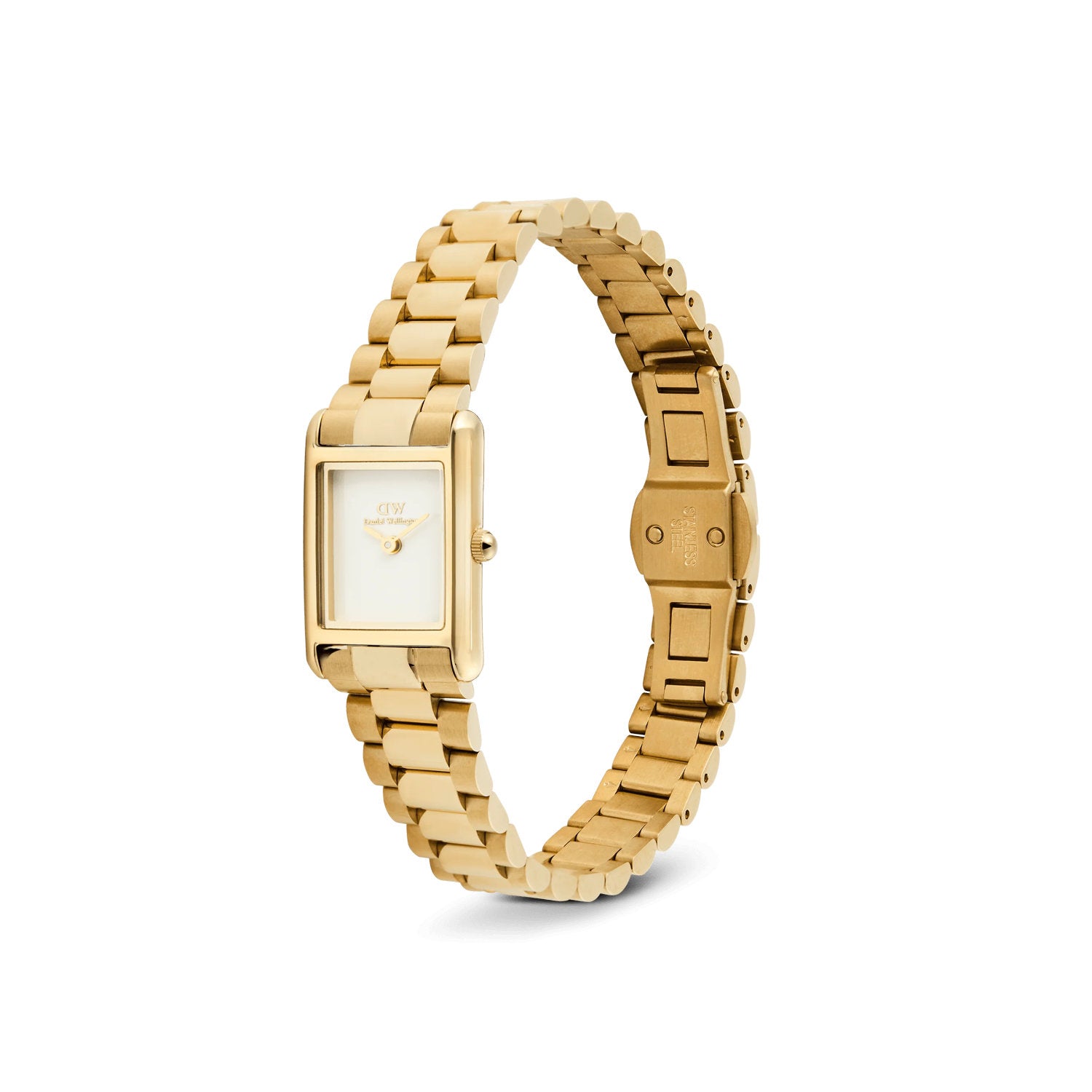 Daniel Wellington - Orologio Bound Mini 3-Link 17x26mm Gold Quarzo