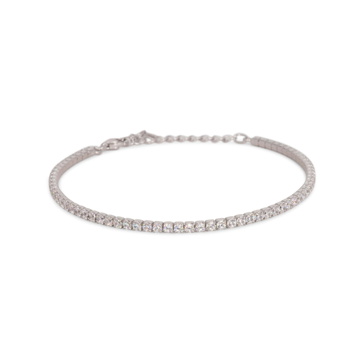 Bracciale Dilvdò tennis 2 mm in argento