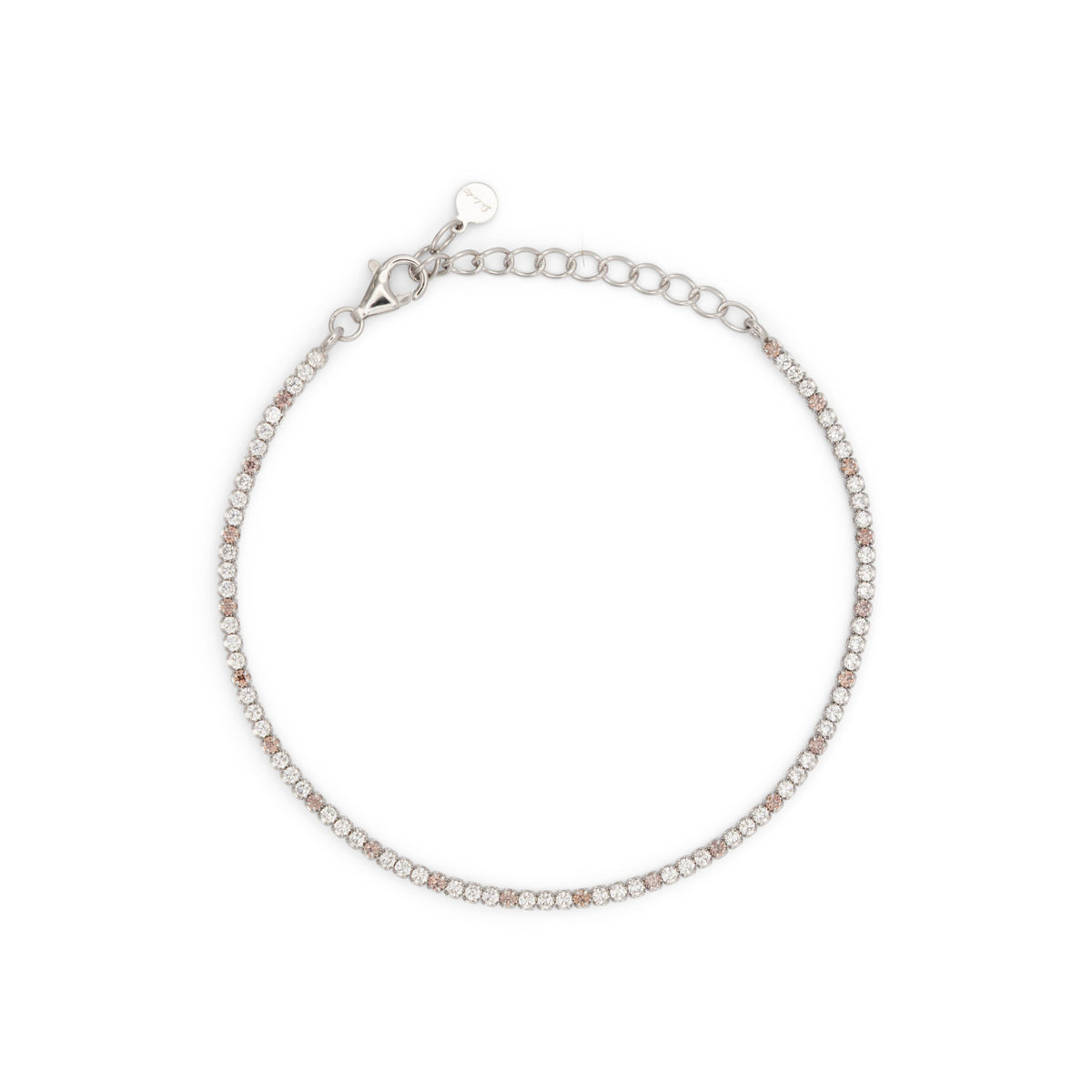Bracciale Dilvdò tennis 1,5 mm marrone