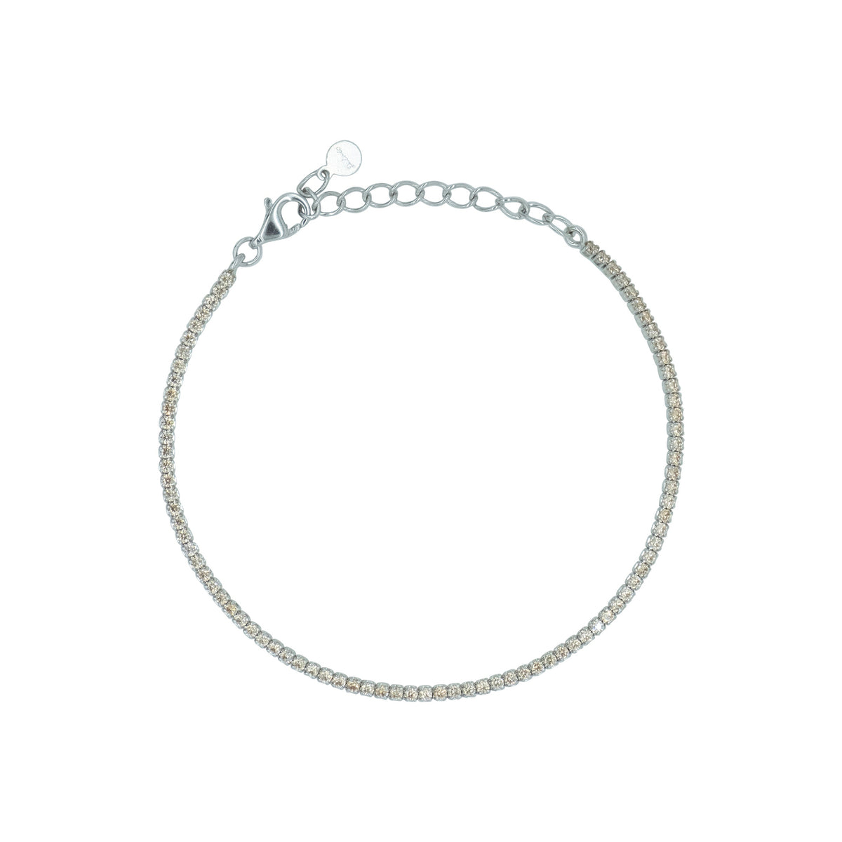 Bracciale Dilvdò tennis 1,5 mm champagne