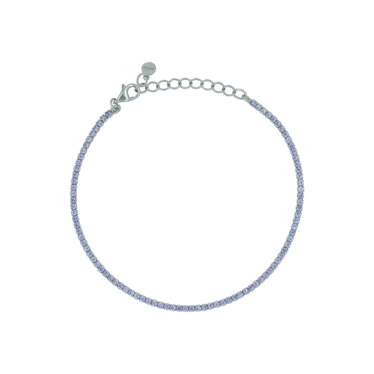 Bracciale Dilvdò tennis 1,5 mm lavanda