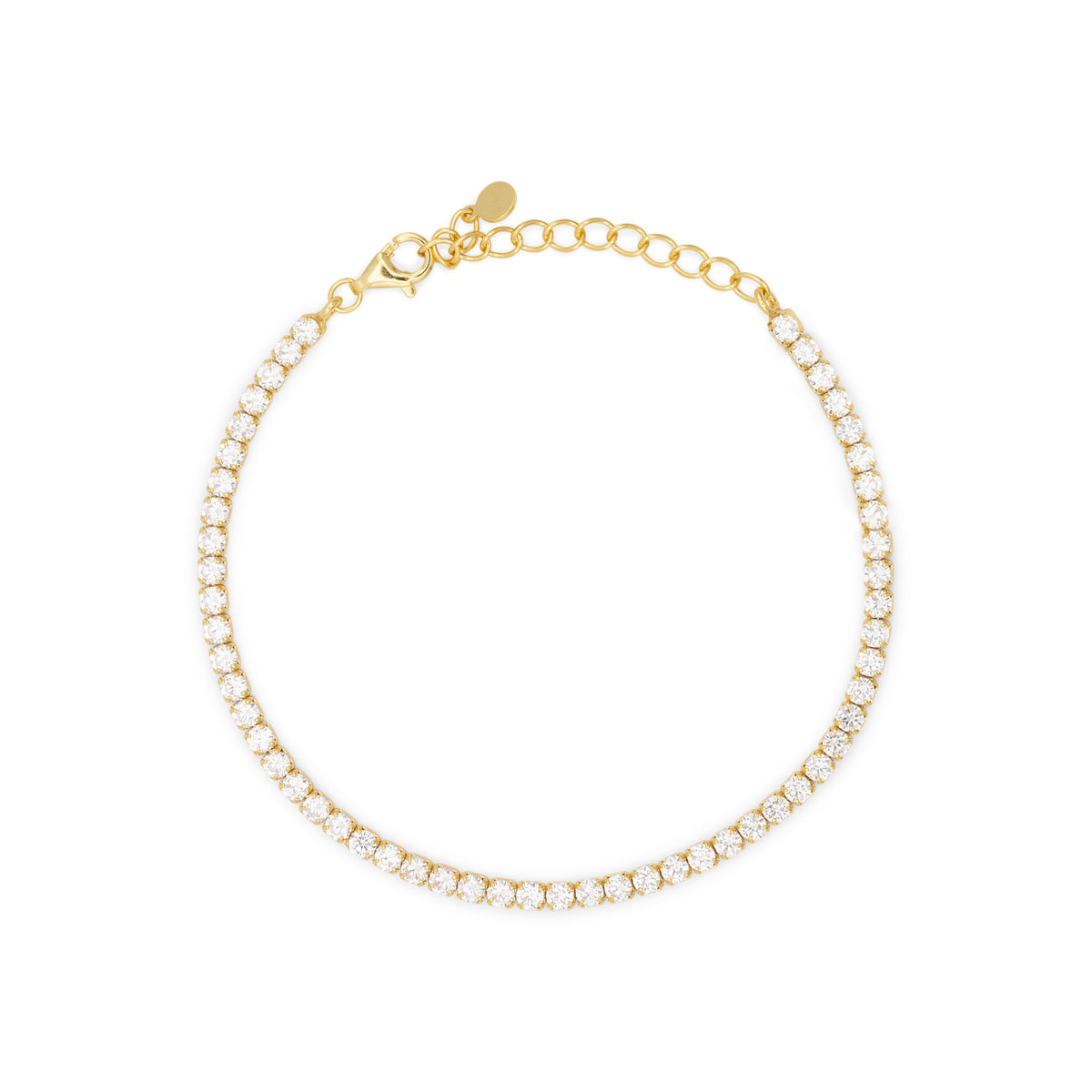 Bracciale Dilvdò tennis 2,5 mm oro
