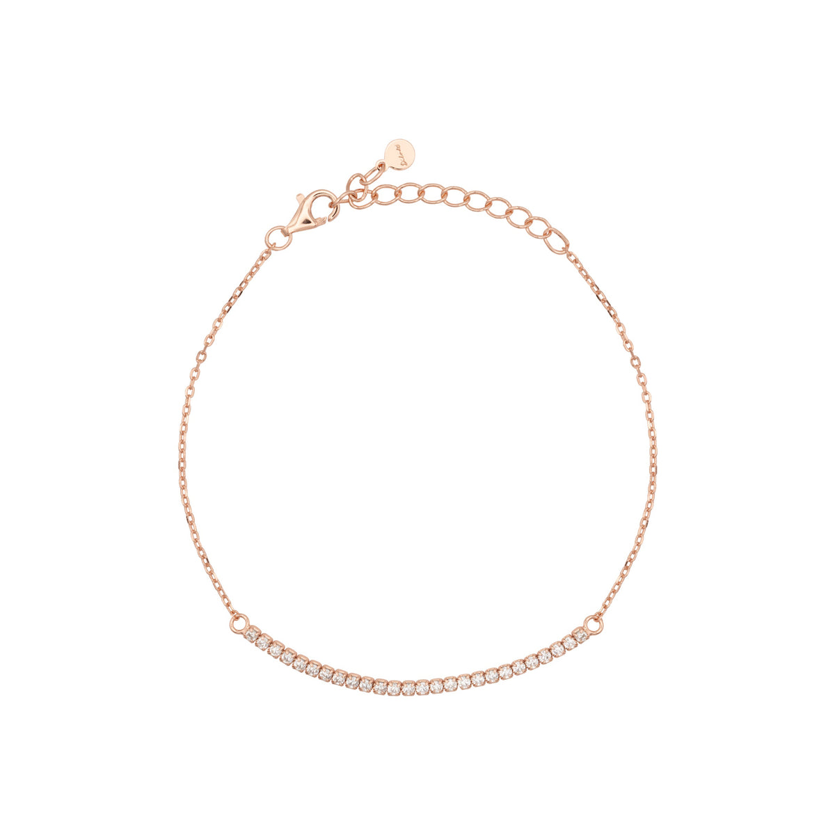 Bracciale Dilvdò half light in argento oro rosa