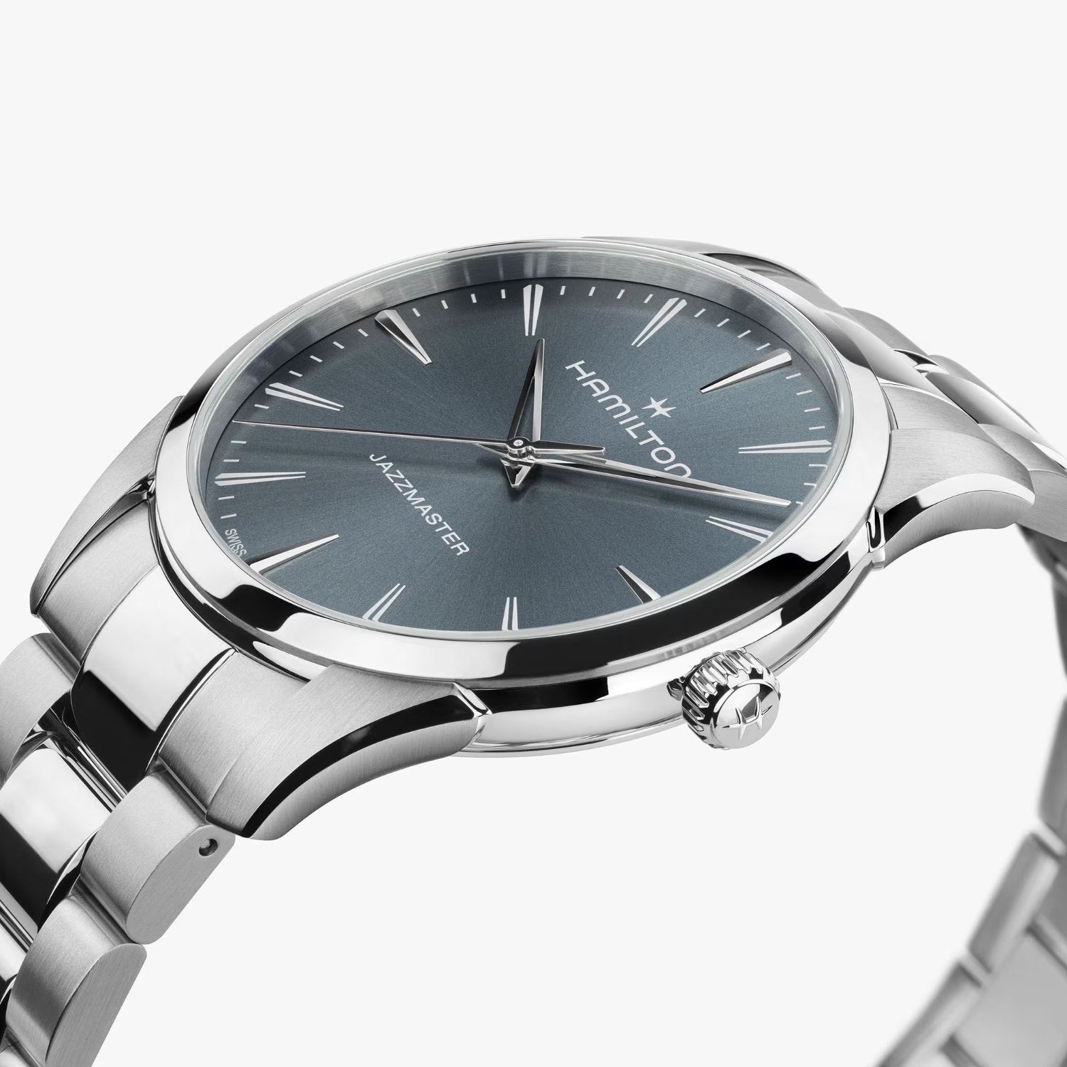 Hamilton - Orologio Jazzmaster Quartz 40mm Blu