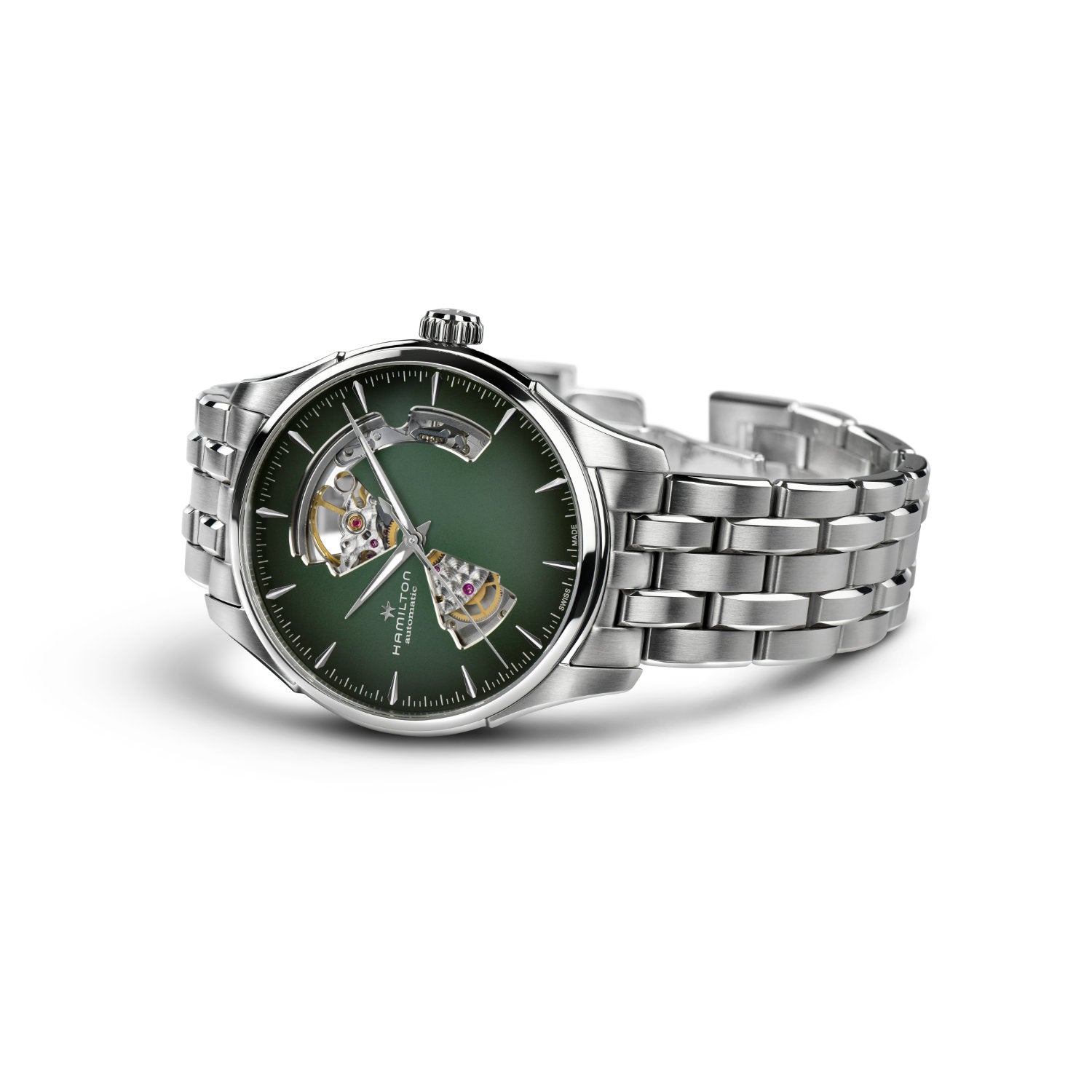 Hamilton - Jazzmaster Open Heart Auto 40mm Verde