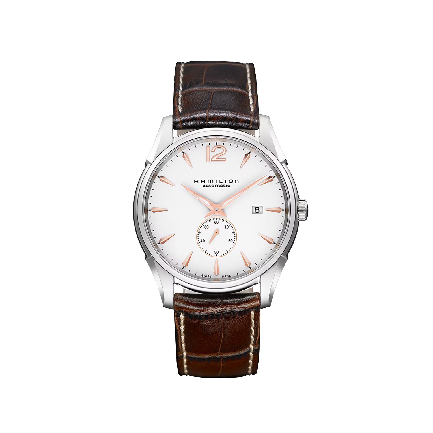 Hamilton - Jazzmaster Small Second Auto 43mm Pelle