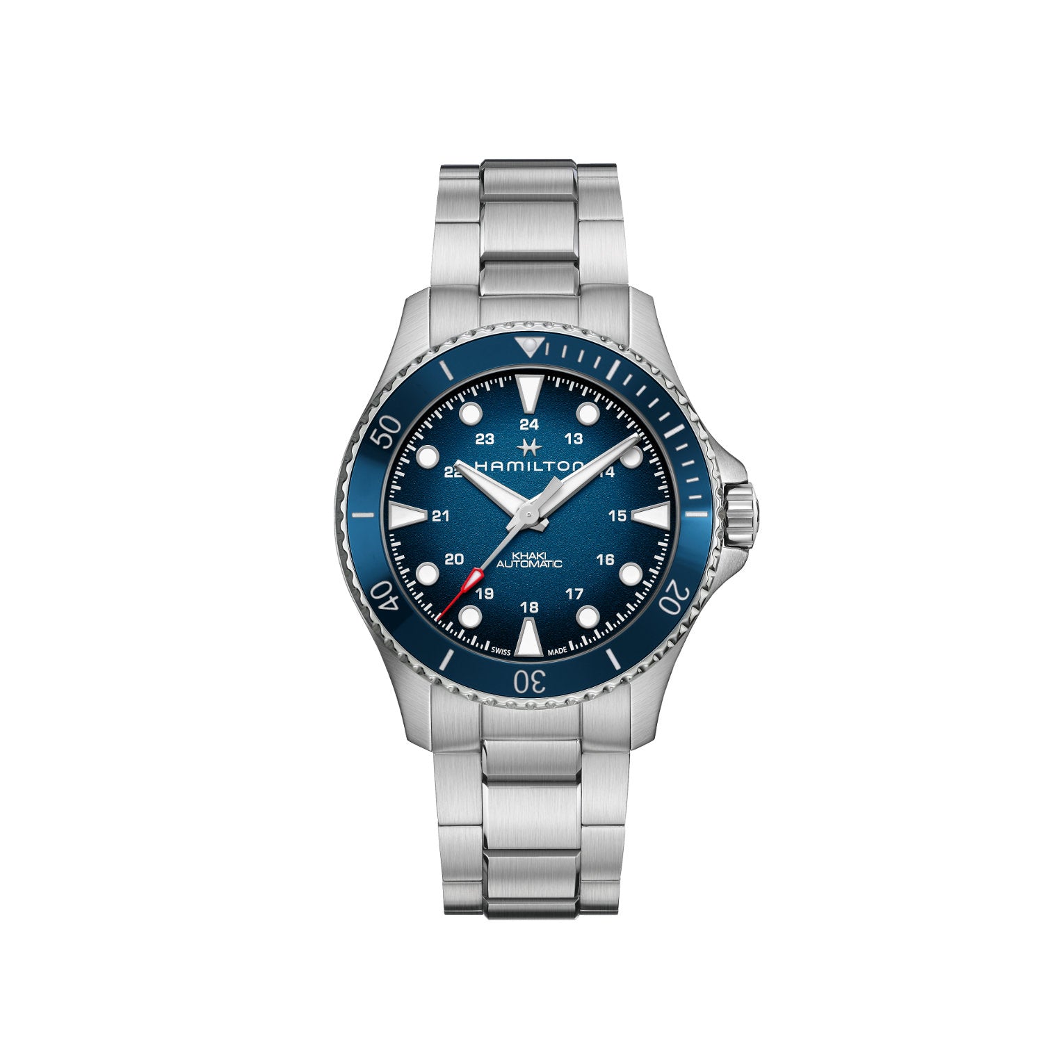 Hamilton - Khaki Navy Scuba Auto 43mm Blue