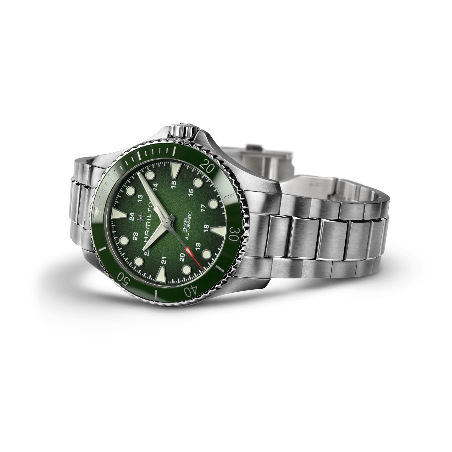 Hamilton - Khaki Navy Scuba Auto 43mm Verde