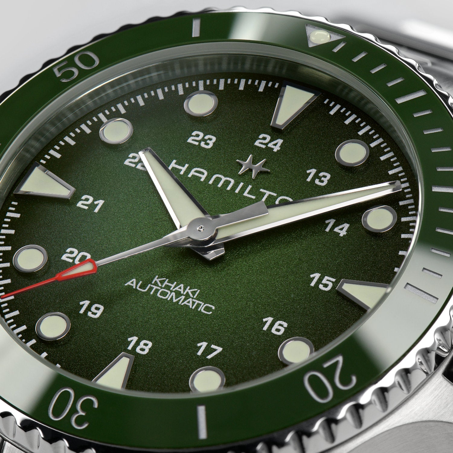 Hamilton - Khaki Navy Scuba Auto 43mm Verde