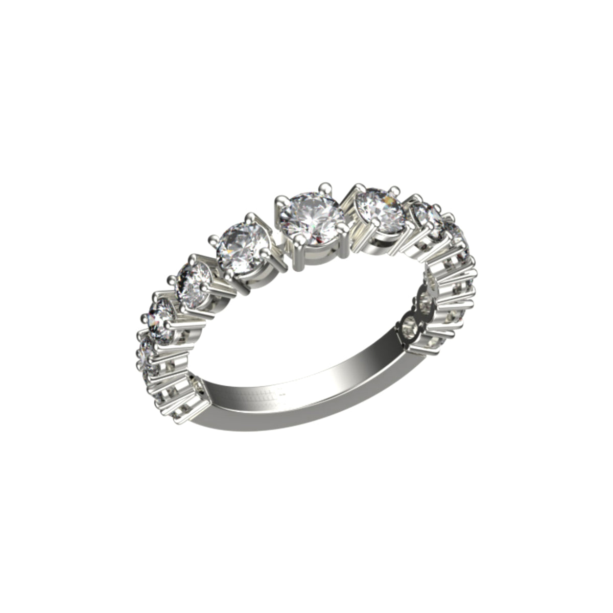 Anello John Richmond Evolution con brillante argento