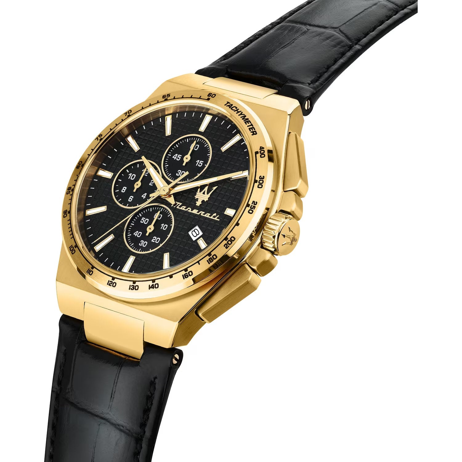 Maserati - Orologio Velocità 41mm Black Pelle