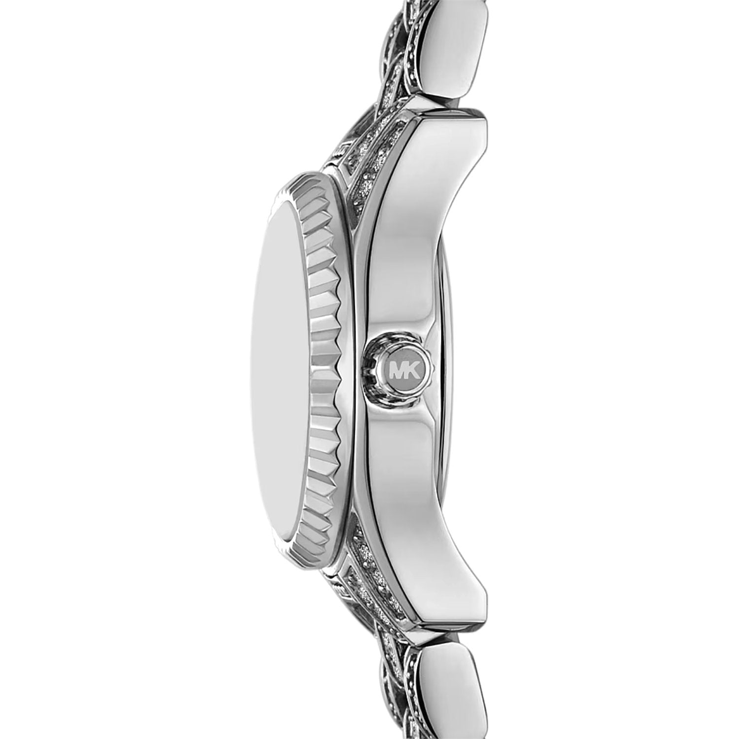 Michael Kors - Orologio Lexington mini argento con pavé 19mm Quarzo