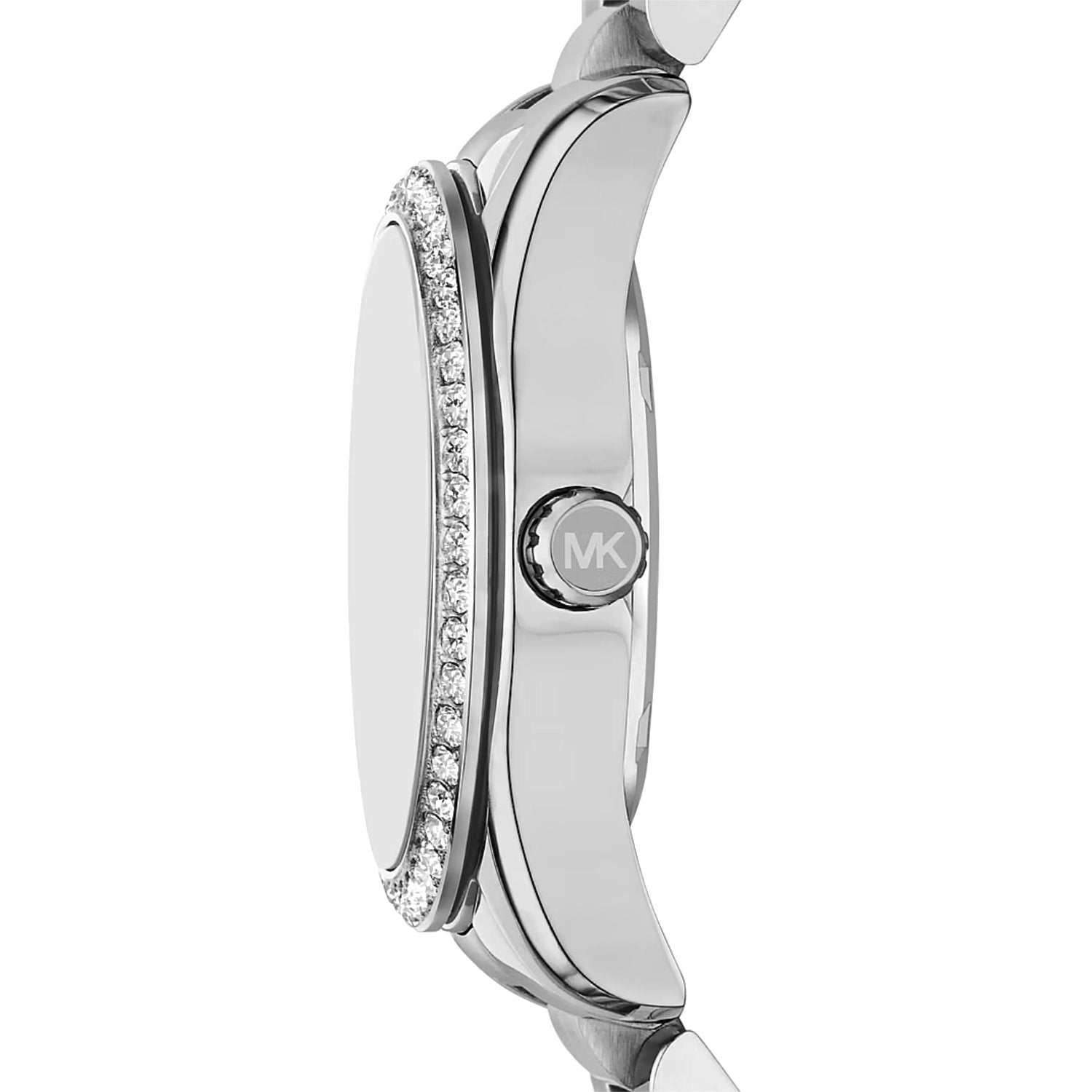 Michael Kors - Orologio Quarzo Lexington mini tonalità argento con pavé 33mm